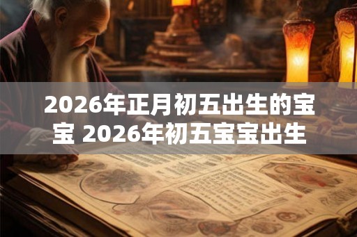 2026年正月初五出生的宝宝 2026年初五宝宝出生