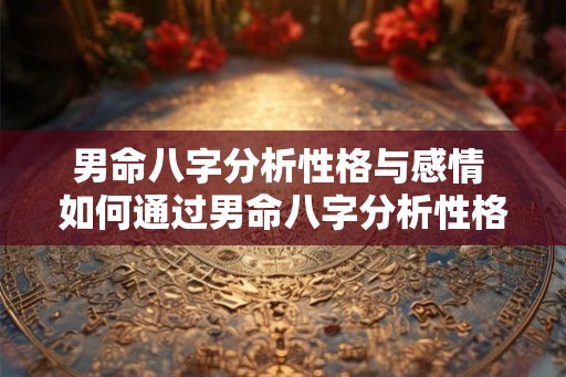 男命八字分析性格与感情 如何通过男命八字分析性格和感情