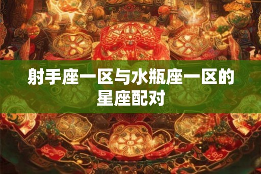 射手座一区与水瓶座一区的星座配对