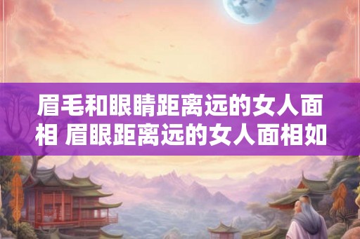 眉毛和眼睛距离远的女人面相 眉眼距离远的女人面相如何