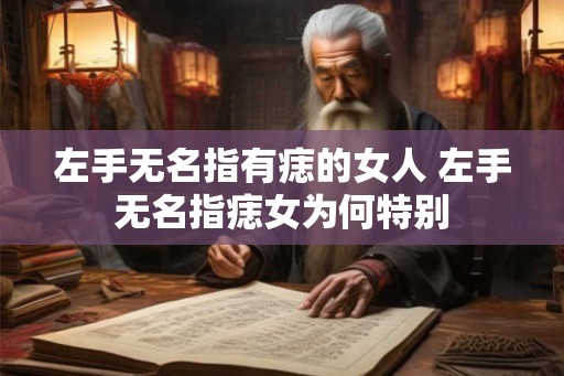 左手无名指有痣的女人 左手无名指痣女为何特别