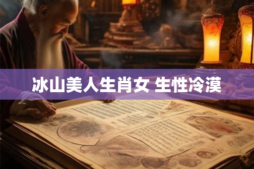 冰山美人生肖女 生性冷漠