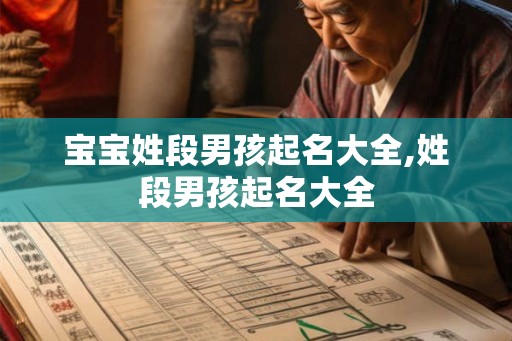 宝宝姓段男孩起名大全,姓段男孩起名大全