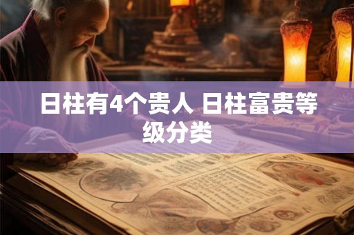 日柱有4个贵人 日柱富贵等级分类 日柱有4个贵人 日柱富贵等级分类