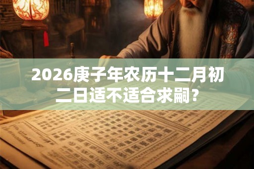 2026庚子年农历十二月初二日适不适合求嗣？