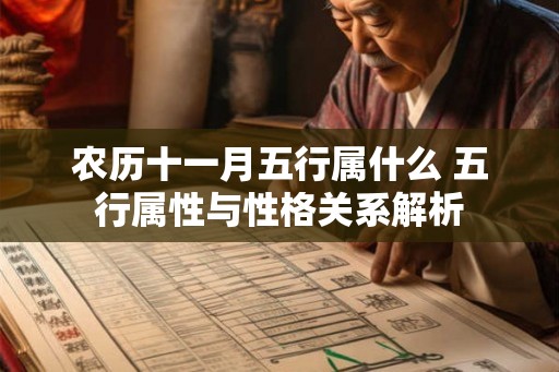 农历十一月五行属什么 五行属性与性格关系解析