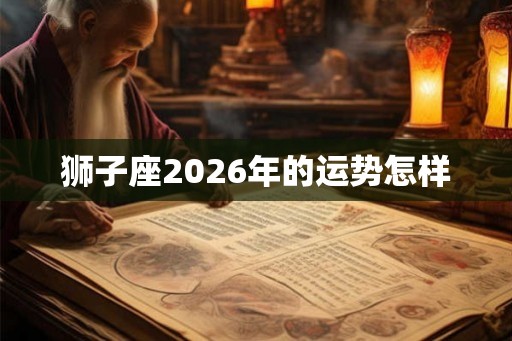 狮子座2026年的运势怎样 狮子座2026年的运势怎样
