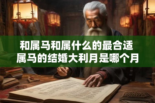 和属马和属什么的最合适 属马的结婚大利月是哪个月 和属马和属什么的最合适 属马的结婚大利月是哪个月