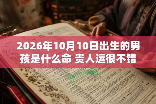 2026年10月10日出生的男孩是什么命 贵人运很不错 2026年10月10日出生的男孩是什么命 贵人运很不错