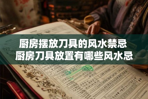 厨房摆放刀具的风水禁忌 厨房刀具放置有哪些风水忌讳