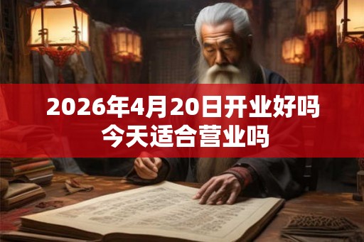 2026年4月20日开业好吗 今天适合营业吗