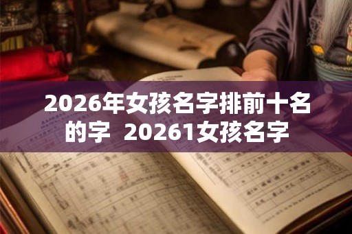2026年女孩名字排前十名的字  20261女孩名字