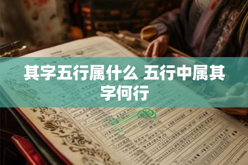 其字五行属什么 五行中属其字何行