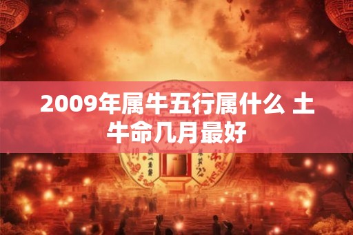 2009年属牛五行属什么 土牛命几月最好