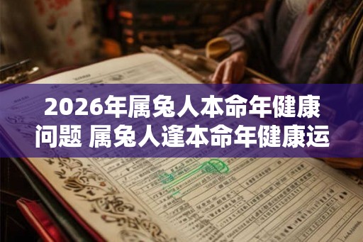 2026年属兔人本命年健康问题 属兔人逢本命年健康运如何 2026年属兔人本命年健康问题 属兔人逢本命年健康运如何