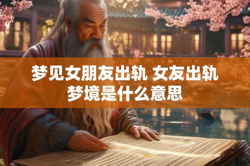 梦见女朋友出轨 女友出轨梦境是什么意思