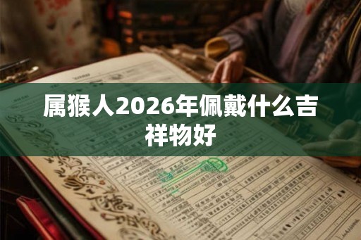 属猴人2026年佩戴什么吉祥物好 属猴人2026年佩戴什么吉祥物好