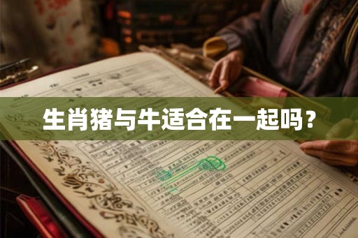 生肖猪与牛适合在一起吗？