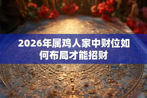 2026年属鸡人家中财位如何布局才能招财