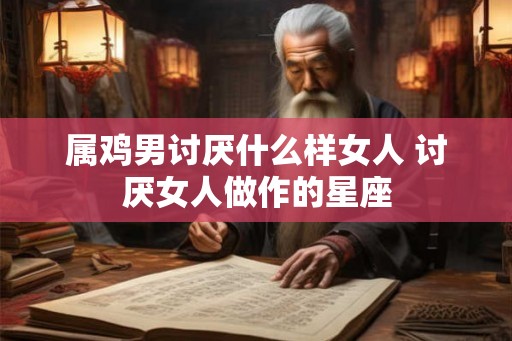 属鸡男讨厌什么样女人 讨厌女人做作的星座