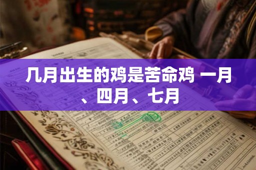 几月出生的鸡是苦命鸡 一月、四月、七月