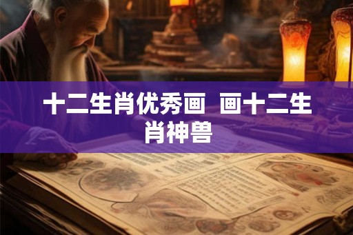 十二生肖优秀画  画十二生肖神兽