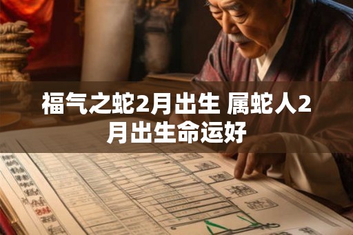 福气之蛇2月出生 属蛇人2月出生命运好