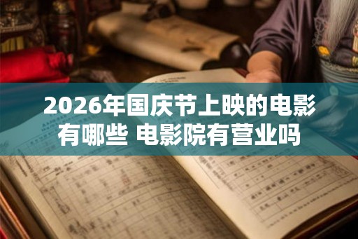 2026年国庆节上映的电影有哪些 电影院有营业吗