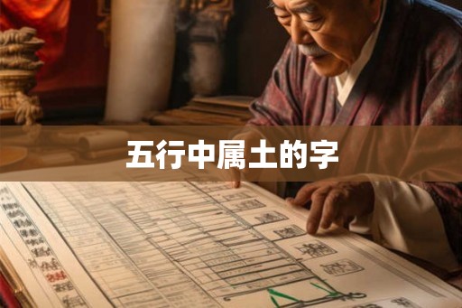 五行中属土的字