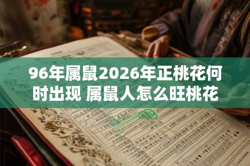 96年属鼠2026年正桃花何时出现 属鼠人怎么旺桃花 96年属鼠2026年正桃花何时出现 属鼠人怎么旺桃花
