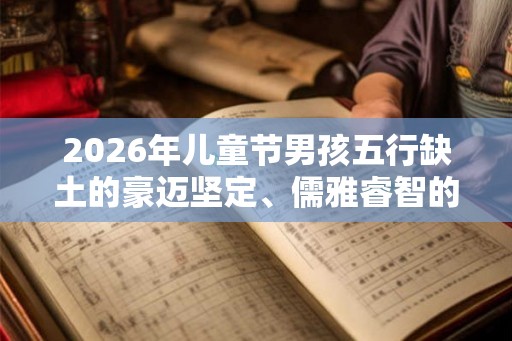 2026年儿童节男孩五行缺土的豪迈坚定、儒雅睿智的名字大全
