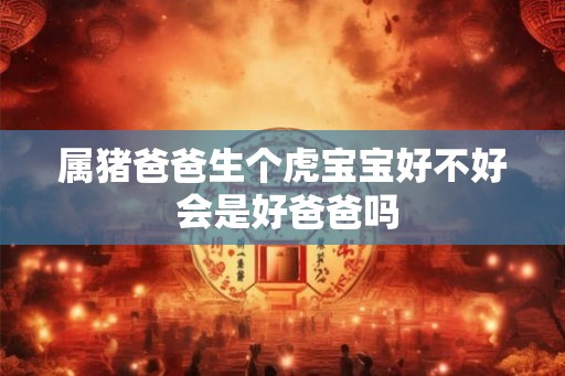 属猪爸爸生个虎宝宝好不好 会是好爸爸吗
