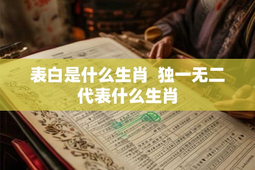 表白是什么生肖 独一无二代表什么生肖 表白是什么生肖 独一无二代表什么生肖