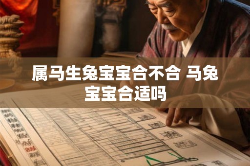 属马生兔宝宝合不合 马兔宝宝合适吗