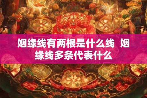 姻缘线有两根是什么线 姻缘线多条代表什么 姻缘线有两根是什么线 姻缘线多条代表什么