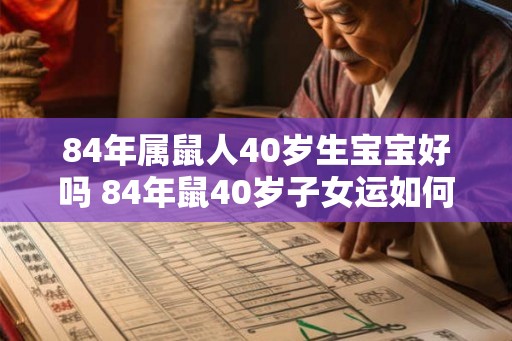 84年属鼠人40岁生宝宝好吗 84年鼠40岁子女运如何