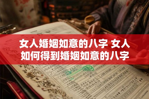 女人婚姻如意的八字 女人如何得到婚姻如意的八字 女人婚姻如意的八字 女人如何得到婚姻如意的八字