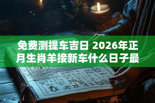 免费测提车吉日 2026年正月生肖羊接新车什么日子最好 免费测提车吉日 2026年正月生肖羊接新车什么日子最好
