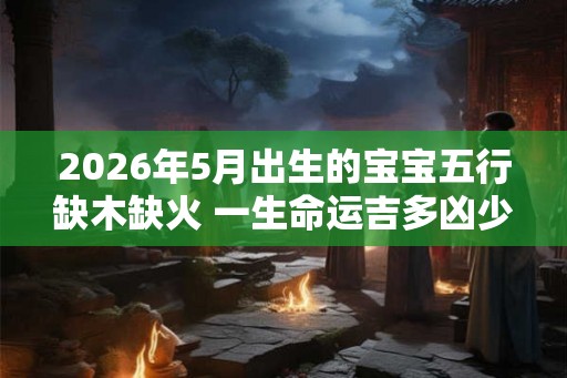 2026年5月出生的宝宝五行缺木缺火 一生命运吉多凶少