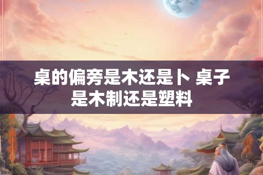 桌的偏旁是木还是卜 桌子是木制还是塑料