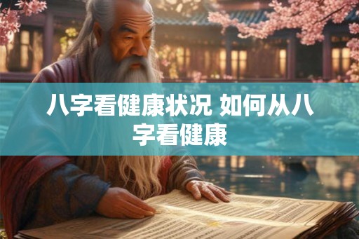 八字看健康状况 如何从八字看健康