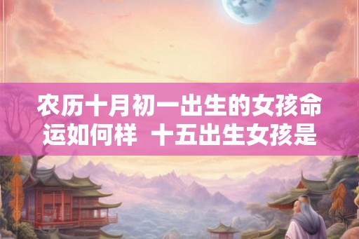 农历十月初一出生的女孩命运如何样  十五出生女孩是娘娘命