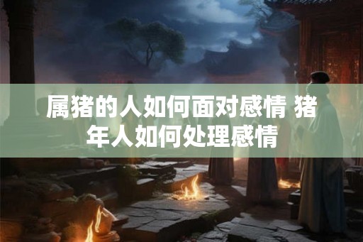 属猪的人如何面对感情 猪年人如何处理感情