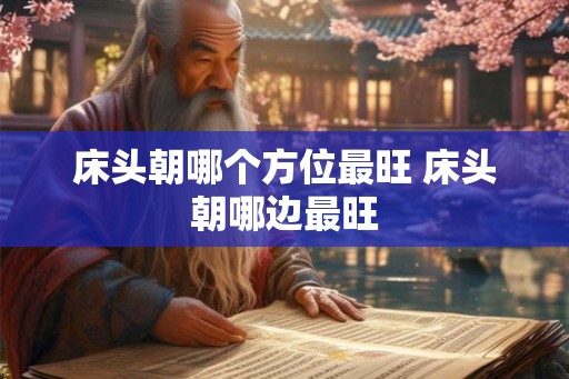 床头朝哪个方位最旺 床头朝哪边最旺