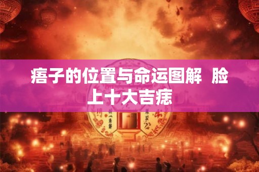 痦子的位置与命运图解  脸上十大吉痣
