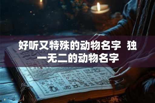 好听又特殊的动物名字  独一无二的动物名字
