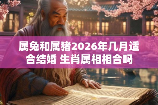 属兔和属猪2026年几月适合结婚 生肖属相相合吗