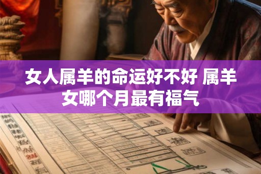 女人属羊的命运好不好 属羊女哪个月最有福气