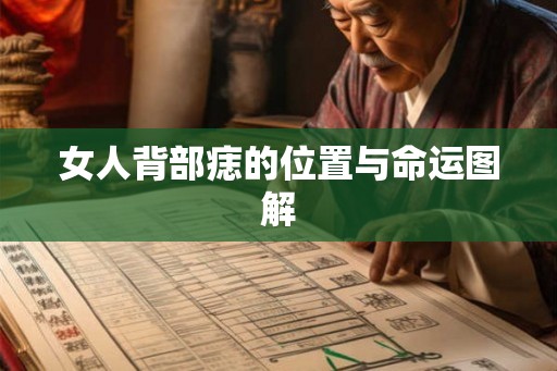 女人背部痣的位置与命运图解 女人背部痣的位置与命运图解
