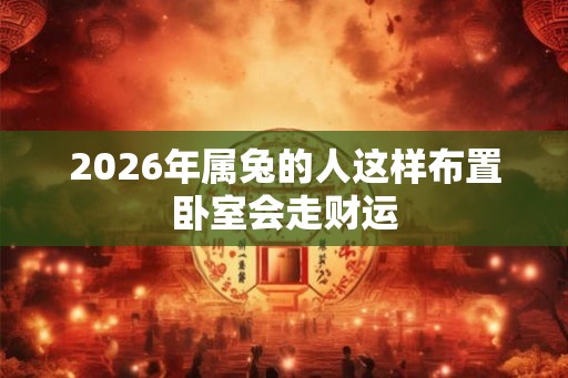 2026年属兔的人这样布置卧室会走财运 2026年属兔的人这样布置卧室会走财运